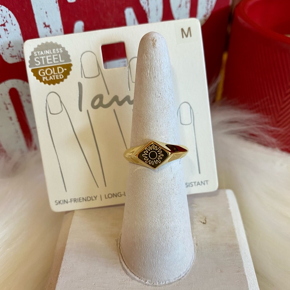 🎀I Am Gold Plated Stainless Steel Ring🎀